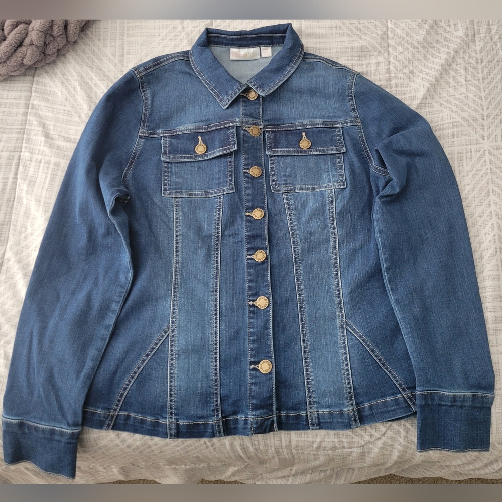 XS BELLE Women's Denim Jacket BY KIM GRAVEL
